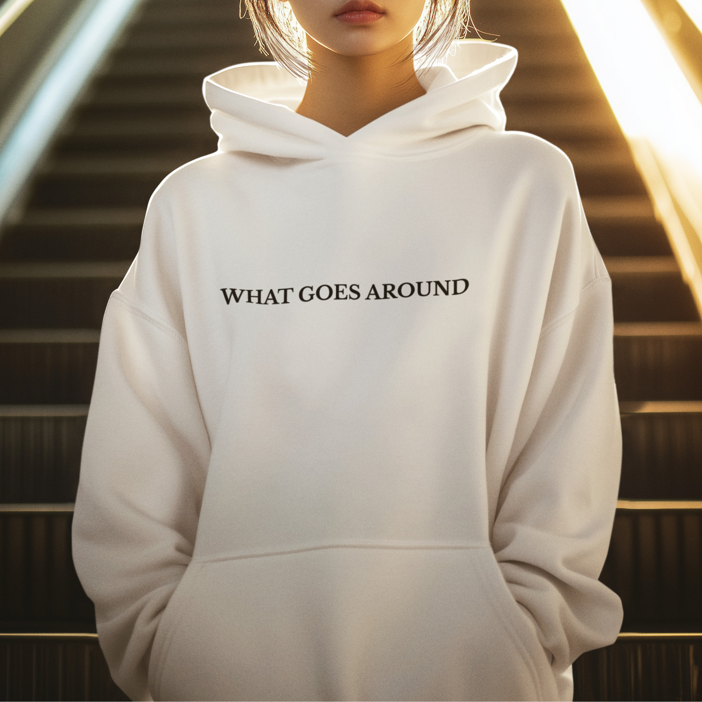 What Goes Around Hoodie – Karma Drop: Infinity
