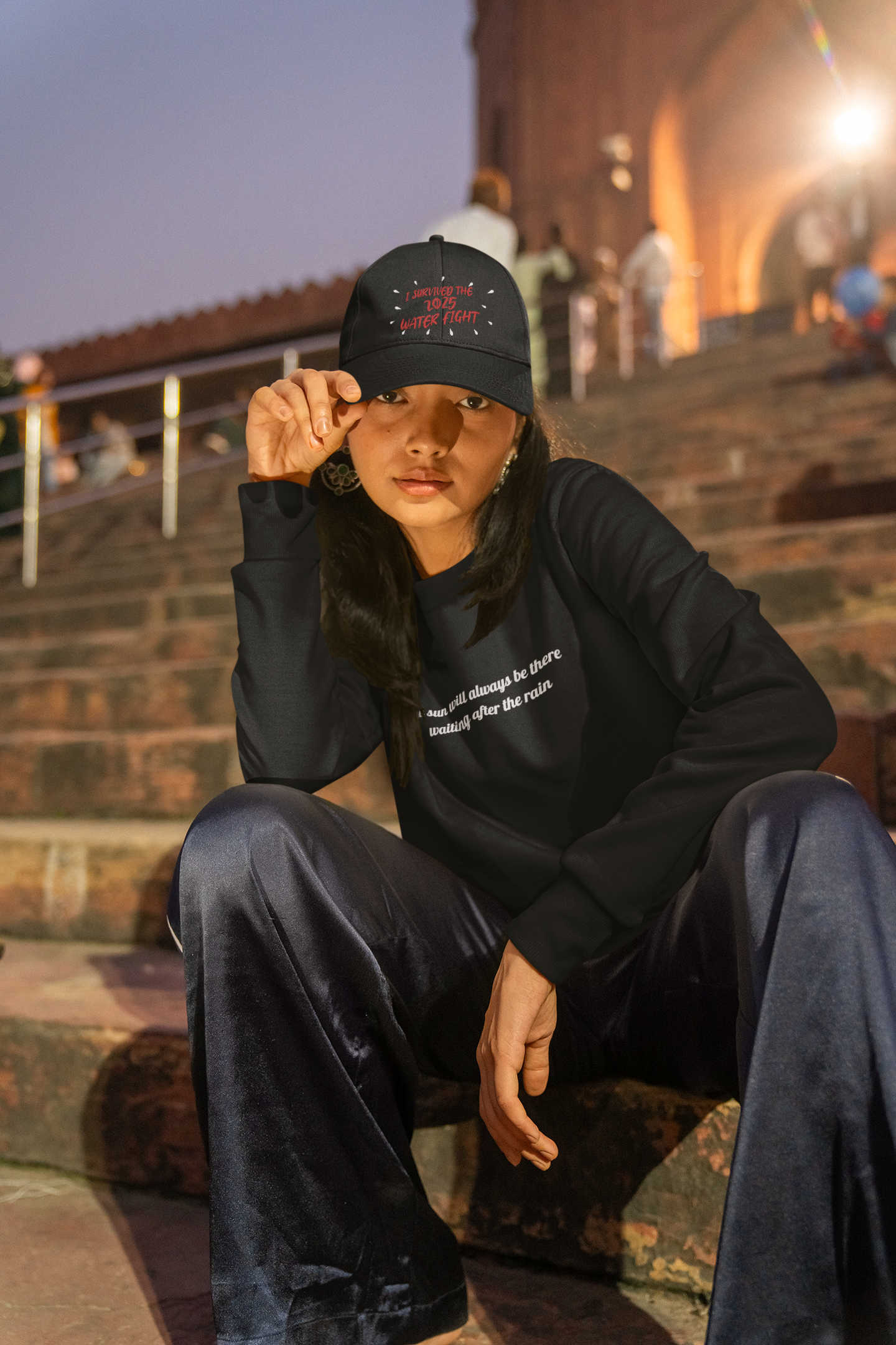 "I Survived the 2025 Water Fight" Embroidered Hat